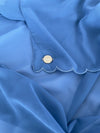 Chiffon Scallop - Light Blue