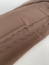 Chiffon Scallop - Brown