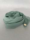 Chiffon Hijab Set With Matching Hijab Cap - Mint Green