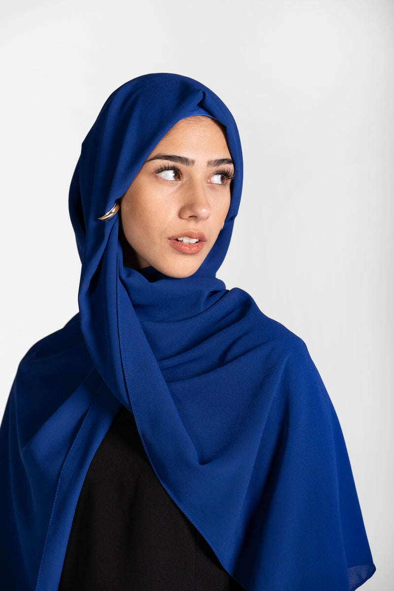 Chiffon Hijab Set With Matching Hijab Cap
