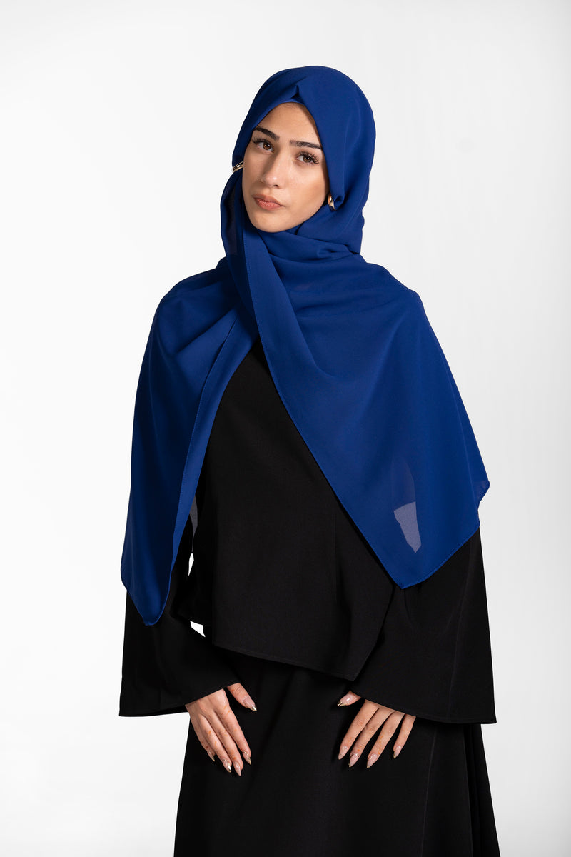 Chiffon Hijab Set With Matching Hijab Cap