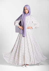 Flowy Chiffon Modest Maxi Dress – Wardah