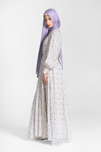 Flowy Chiffon Modest Maxi Dress – Wardah
