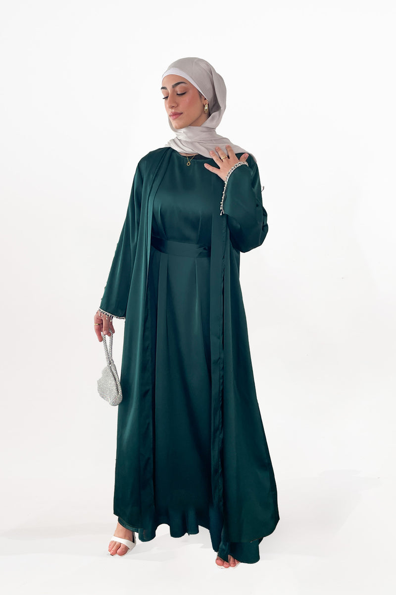 Maria Open Abaya Set