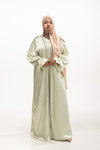 Jasmin Open Abaya Set With Inner Dress